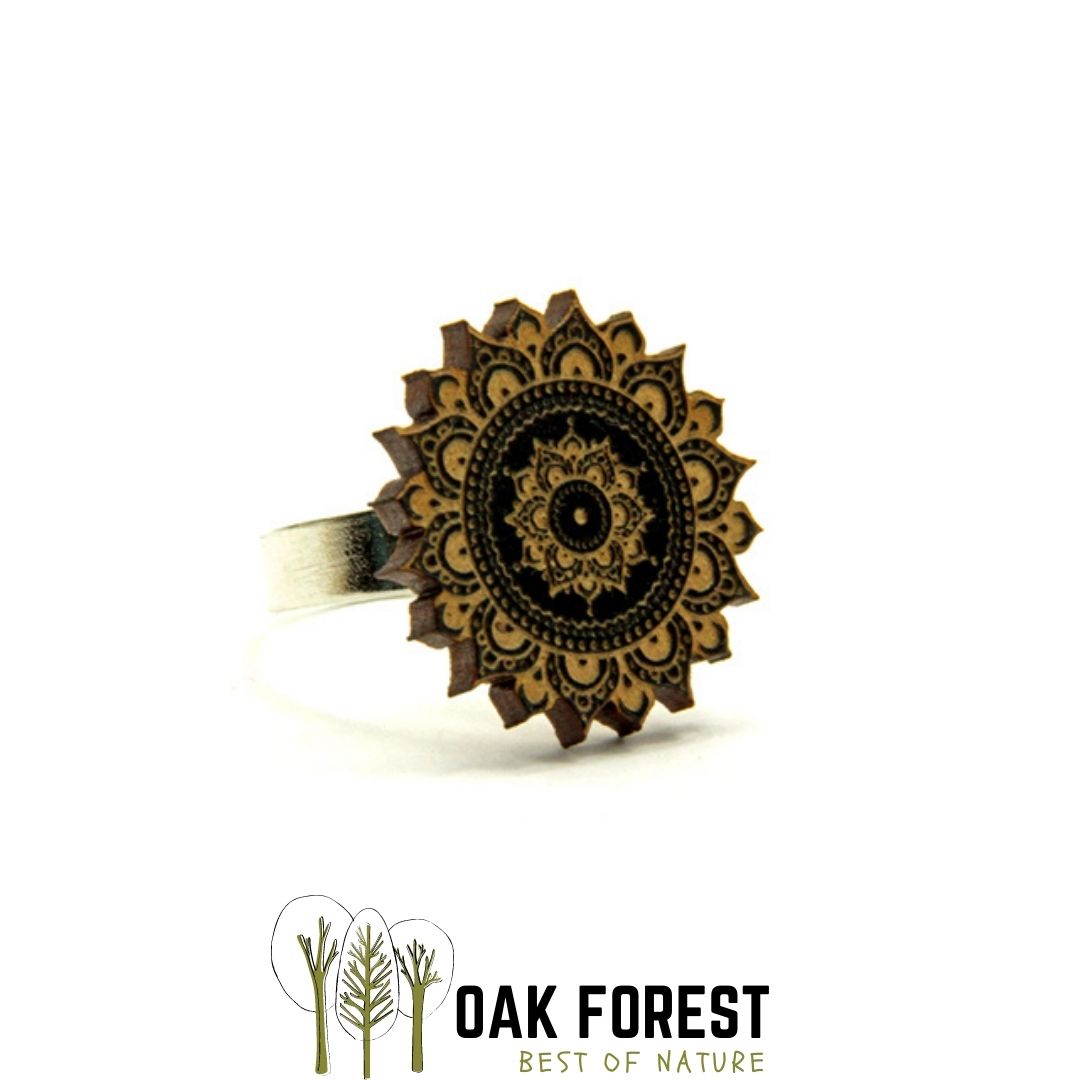 bijou vegan - bague liege portugal - bague vean en liege- bijoux en liège - bague végétal - bague fantaisie pas cher - bague femme vegan - bague en bois de liège - bague mandala - bague ethnique femme - bague spirituelle