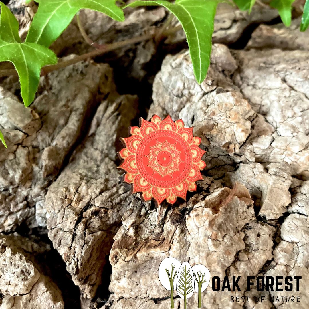 bijou vegan - bague liege portugal - bague vean en liege- bijoux en liège - bague végétal - bague fantaisie pas cher - bague femme vegan - bague en bois de liège - bague mandala - bague ethnique femme - bague spirituelle bague rouge