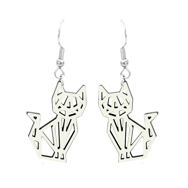 Boucles d'oreilles liège - boucle d'oreille liege - boucles d'oreilles bois - origami - colombes - boucles d'oreilles Vegan - Boucles d'oreilles fantaisie - Boucles d'oreilles légères - Boucles d'oreilles Portugal - Elephant