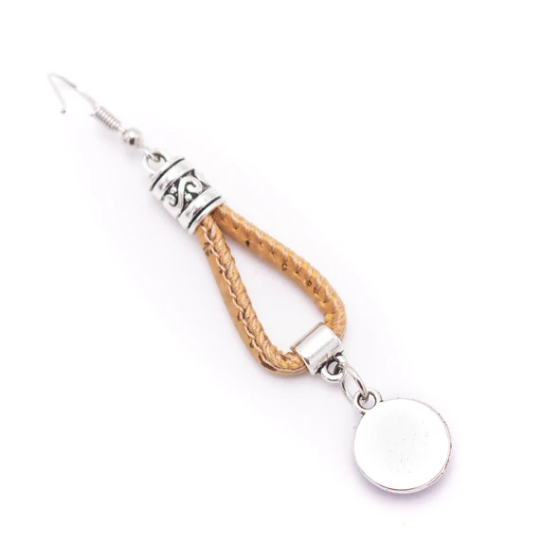 Boucles d'oreilles liège - boucle d'oreille liege - boucles d'oreilles bois - origami - colombes - boucles d'oreilles Vegan - Boucles d'oreilles fantaisie - Boucles d'oreilles légères - Boucles d'oreilles Portugal - arabesque - Alhambra