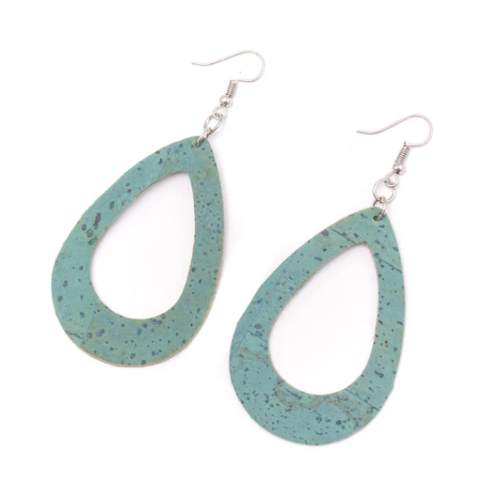 Boucles d'oreilles liège - boucle d'oreille liege - boucles d'oreilles bois - origami - colombes - boucles d'oreilles Vegan - Boucles d'oreilles fantaisie - Boucles d'oreilles légères - Boucles d'oreilles Portugal - arabesque - Alhambra