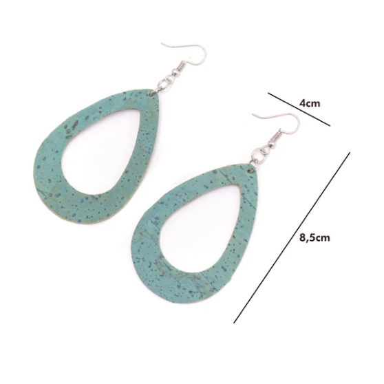 Boucles d'oreilles liège - boucle d'oreille liege - boucles d'oreilles bois - origami - colombes - boucles d'oreilles Vegan - Boucles d'oreilles fantaisie - Boucles d'oreilles légères - Boucles d'oreilles Portugal - arabesque - Alhambra