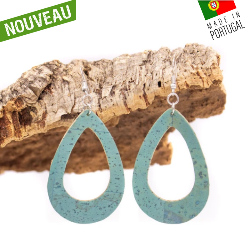 Boucles d'oreilles liège - boucle d'oreille liege - boucles d'oreilles bois - origami - colombes - boucles d'oreilles Vegan - Boucles d'oreilles fantaisie - Boucles d'oreilles légères - Boucles d'oreilles Portugal - arabesque - Alhambra