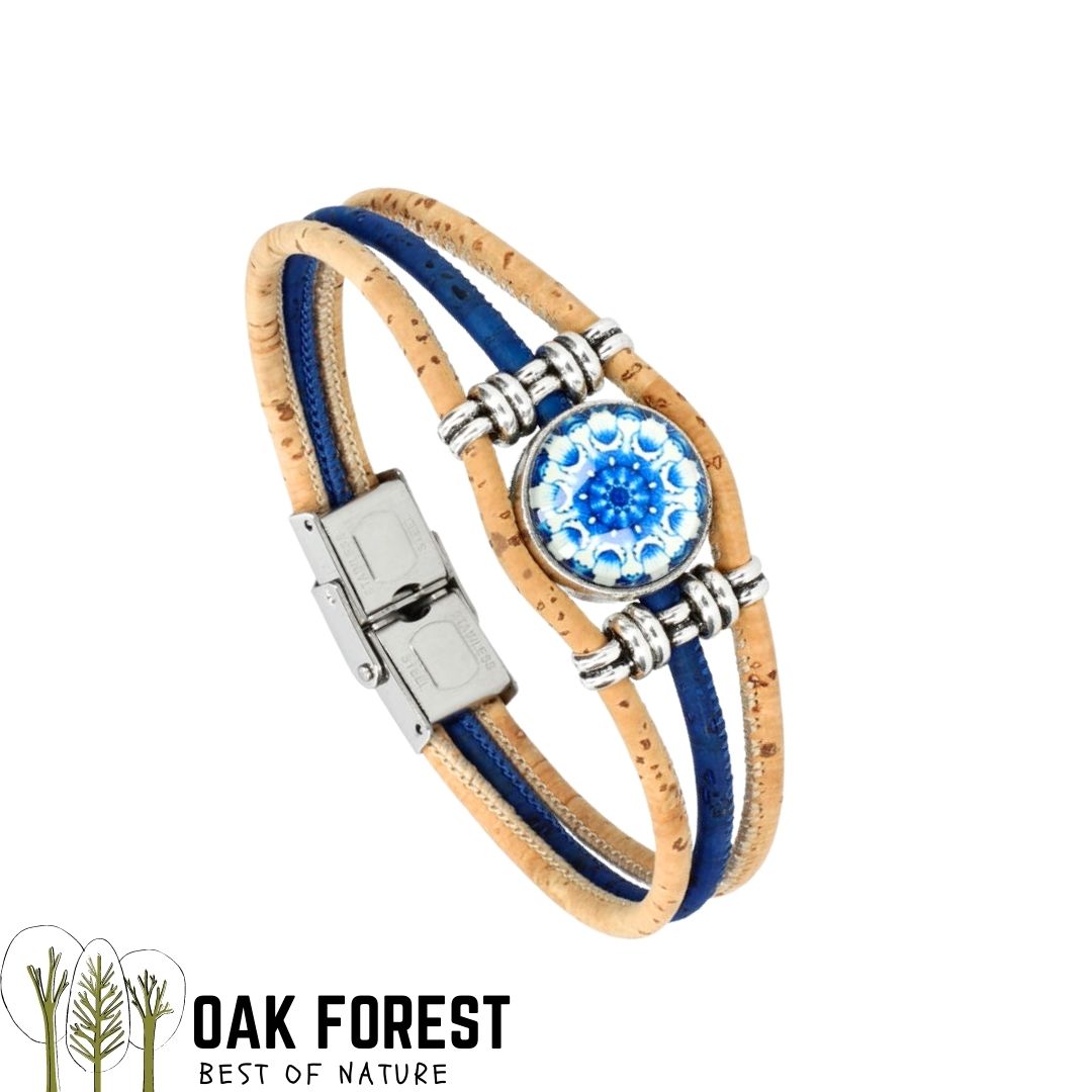 bracelet liege femme vegan - bracelet en liege - bracelet liège portugal - bracelet liège noir et or - bracelet femme noir or - bracelet en liège vegan - bracelet chic