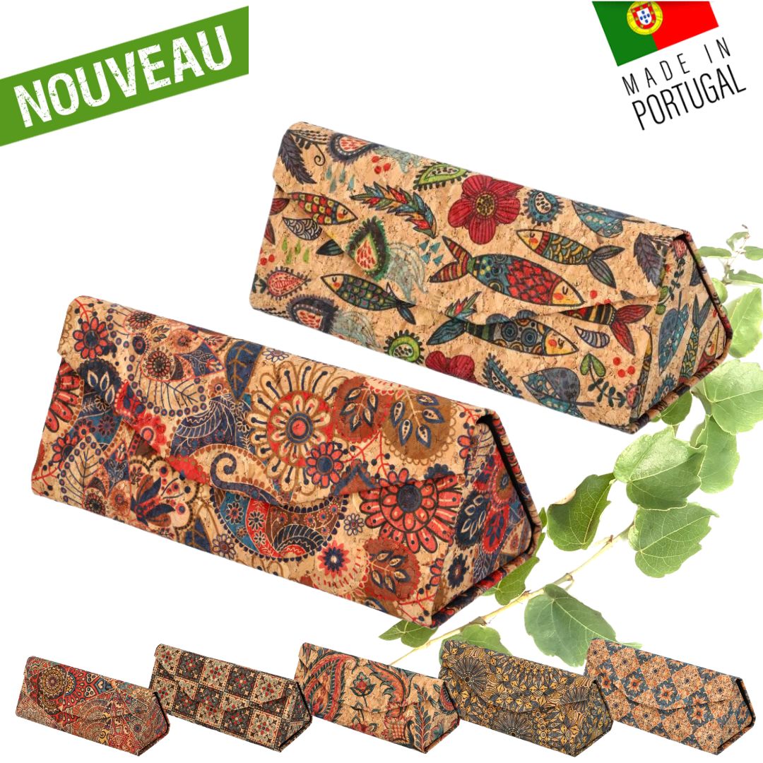 etui lunettes liege - etui lunette liege - étui lunettes liège - étui lunette liège - étui lunettes vegan - étui lunettes artisanal portugal - boite lunettes liège - boitier lunettes liège - pochette lunettes liege - idée cadeau - fête des mères - idées cadeaux - rangement lunettes liège - made in France - made in Portugal