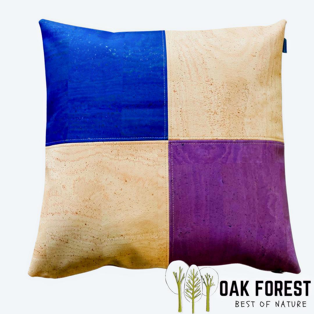 housse de coussin design - housse de coussin liege made in Portugal - housse de coussin liege naturel - oreiller en liege décoration intérieur - housse coussin haut de gamme - housse de coussin originale -