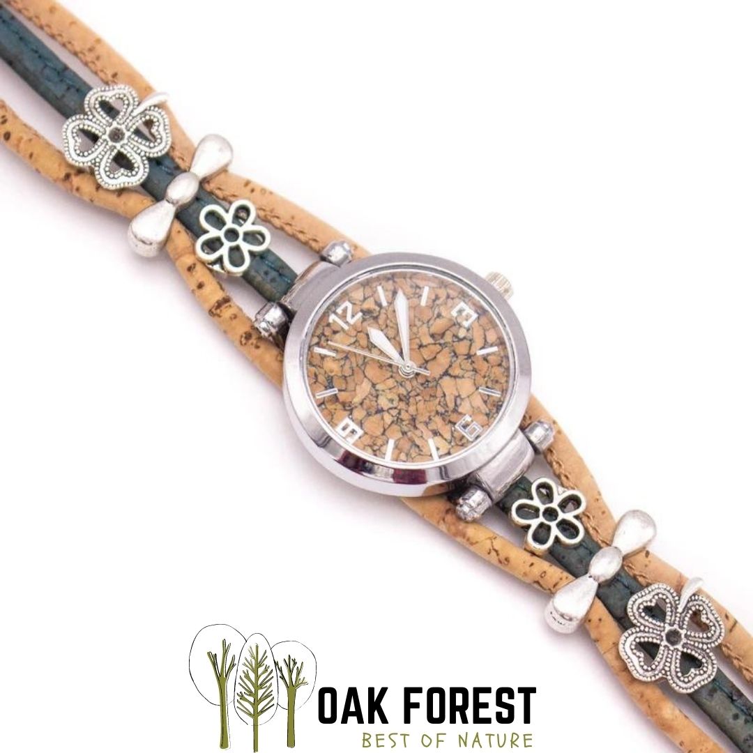 montre en liège naturel - montre liege - montre vegan - montre naturelle - montre vegan mixte - montre vegan made in france - montre liege portugal