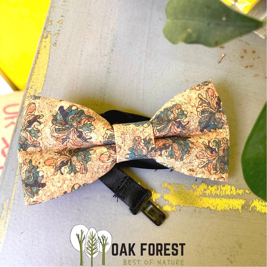 noeud papillon homme liege lotus - noeud papillon champêtre - nouer papillon vegan homme - noeud papillon naturel made in France