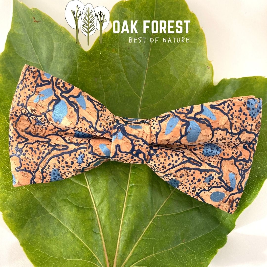 noeud papillon liège naturel - noeud papillon homme vegan - noeud papillon cuir de liège - noeud papillon liege portugal - noeud papillon made in france - noeud papillon homme bohème - mariage bohème - noeud papillon homme bleu