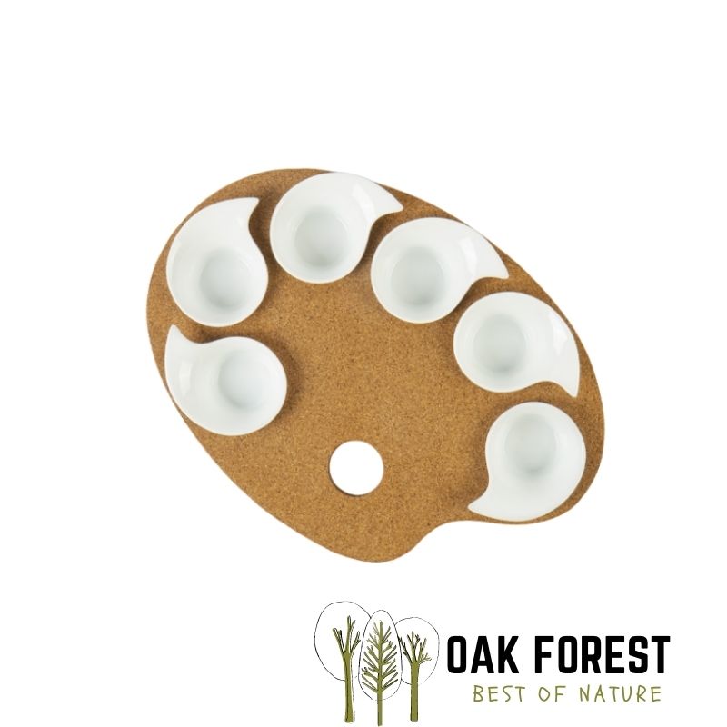 plateau apéritif - plateau aperitif - plateau apero - palette peinture artiste - plateau apéritif design et épuré -