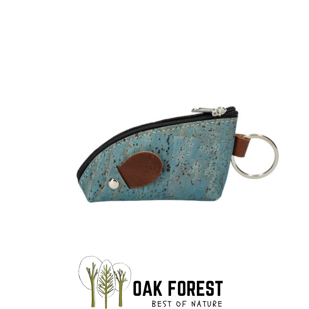 Porte Monnaie en Liège "Ratatouille" - Porte-clés vegan