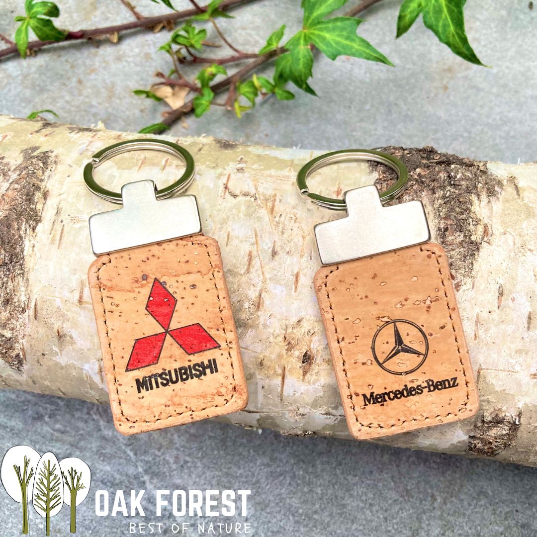 porte-clé portugal - porte-clé liege vegan - porte-clé fleurs - porte clés voiture BMW Mercedes - Mitsubishi - idée Cadeaux
