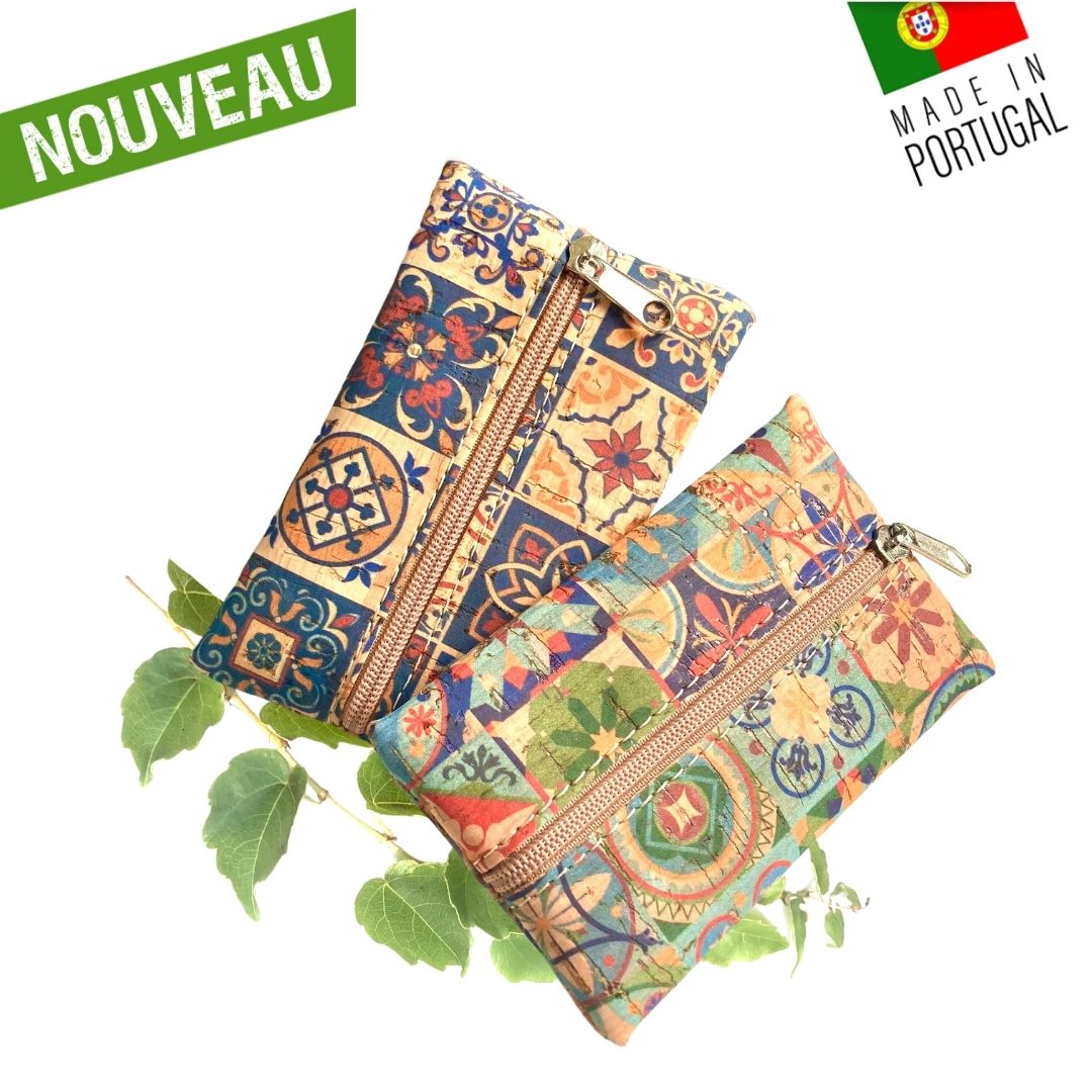 Portemonnaie liège- porte-monnaie en liège - Porte monnaie liege - Portemonnaie liege - porte monnaie pas cher - porte monnaie homme vegan - porte monnaie femme Portugal - porte monnaie liege portugal - petit porte monnaie léger - idée cadeau fête des mères - idées cadeaux fête des pères