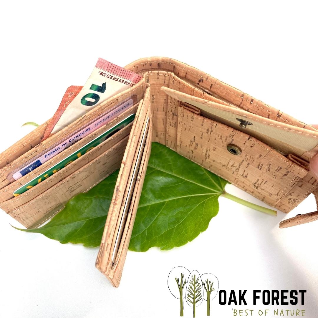 Natural cork wallet "Naturally cork"