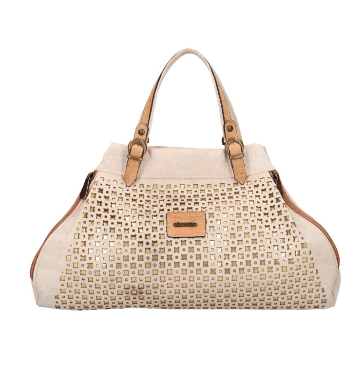 sac à main blanc en liège-sac à main femme tendance-sac tendance-sac design