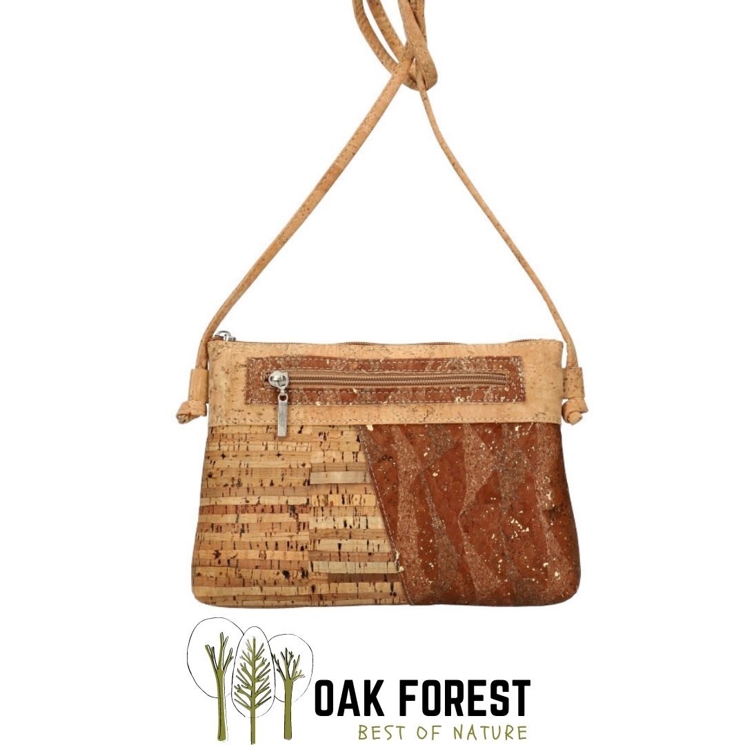Elegance “DUO” CORK CROSSBODY BAG – Eco-Chic on the Shoulder