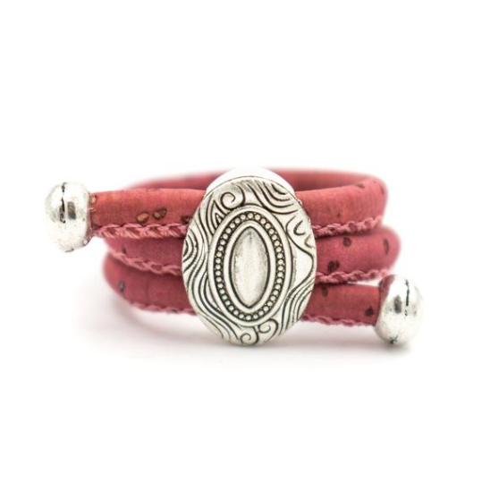 Bague en liège naturel "Inca"