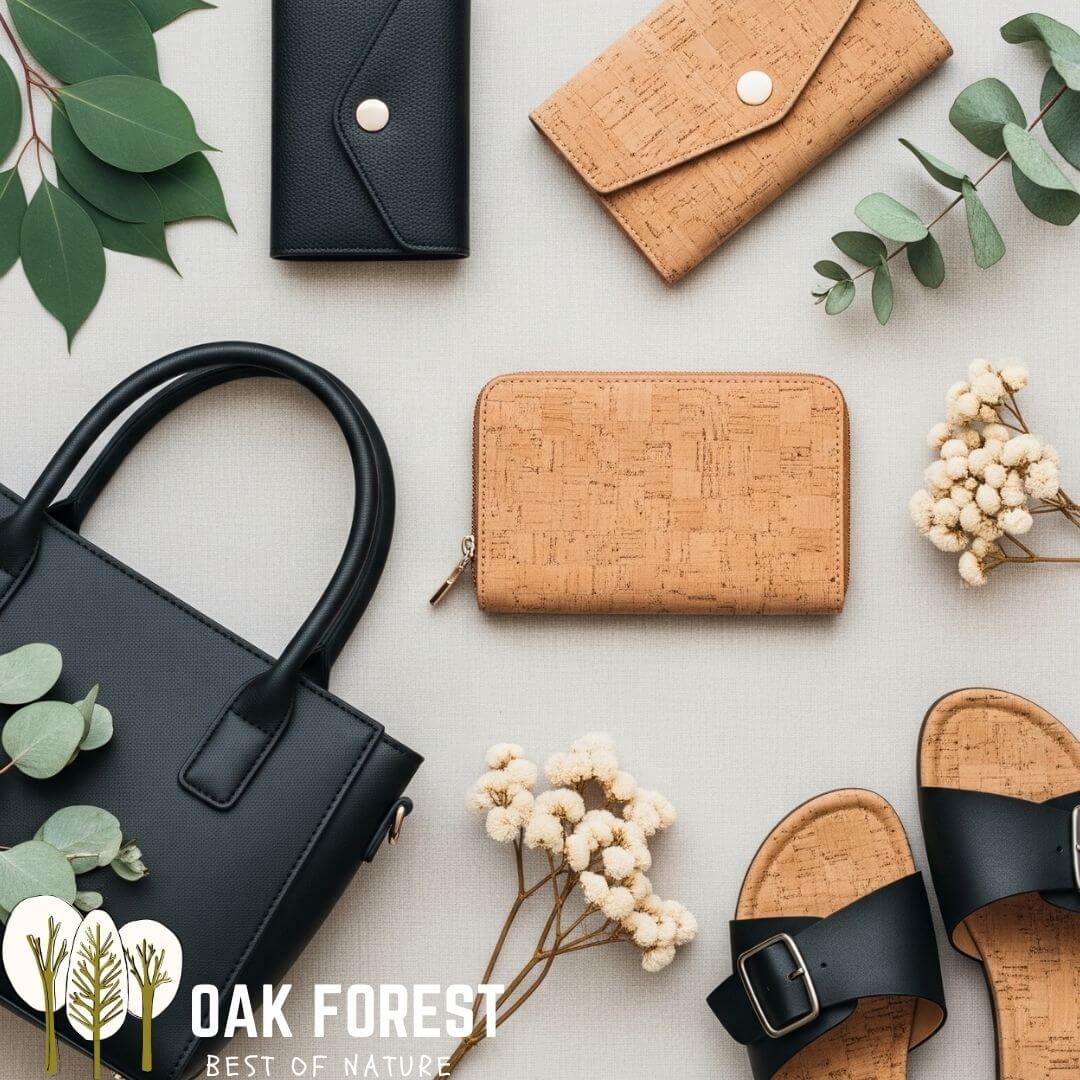 Idées cadeaux fête des mères en liège naturel — sacs, bijoux et accessoires vegan Oak Forest