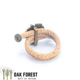 Natural cork ring "Flower"