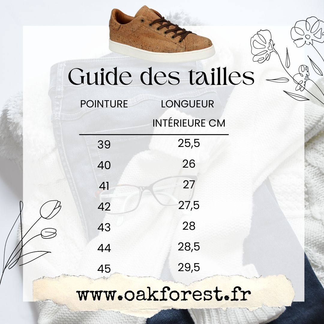 Chaussures - Baskets en liège naturel couleur Camel