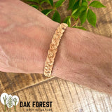 Thin braided cork bracelet - Vegan bracelet