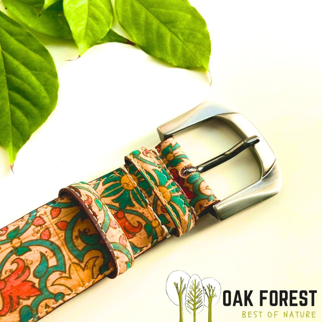 ceinture vegan femme - ceinture liège Portugal - ceinture artisanale liege - ceinture naturelle femme - ceinture bois femme - ceinture été femme - ceinture claire pour femme - idée cadeaux