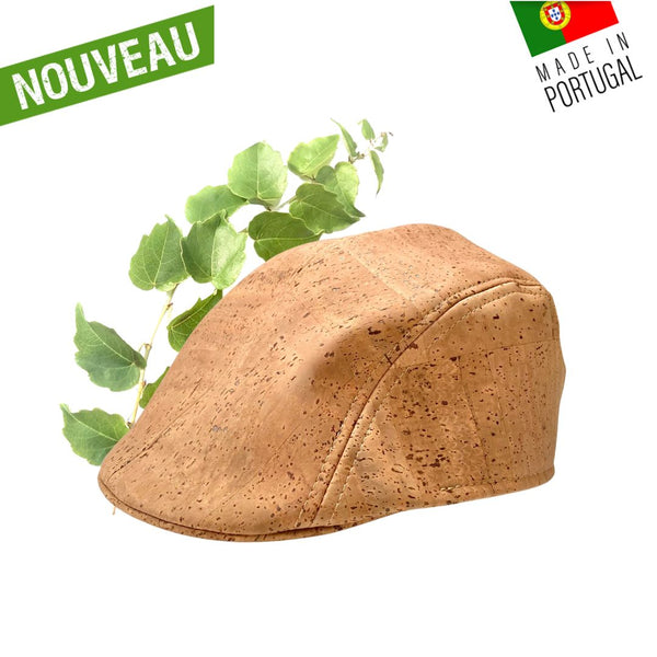 chapeau beret - béret - béret femme - béret homme - béret vegan - béret vegan homme - béret français - bérets - béret chapeau - chapeau beret homme - casquette homme - béret liège - beret liege - béret en liege - beret en liege - casquettes bérets homme - béret cuir végétal - beret femme cuir végétal - cuir vegetal - bonnet béret - casquette vegan