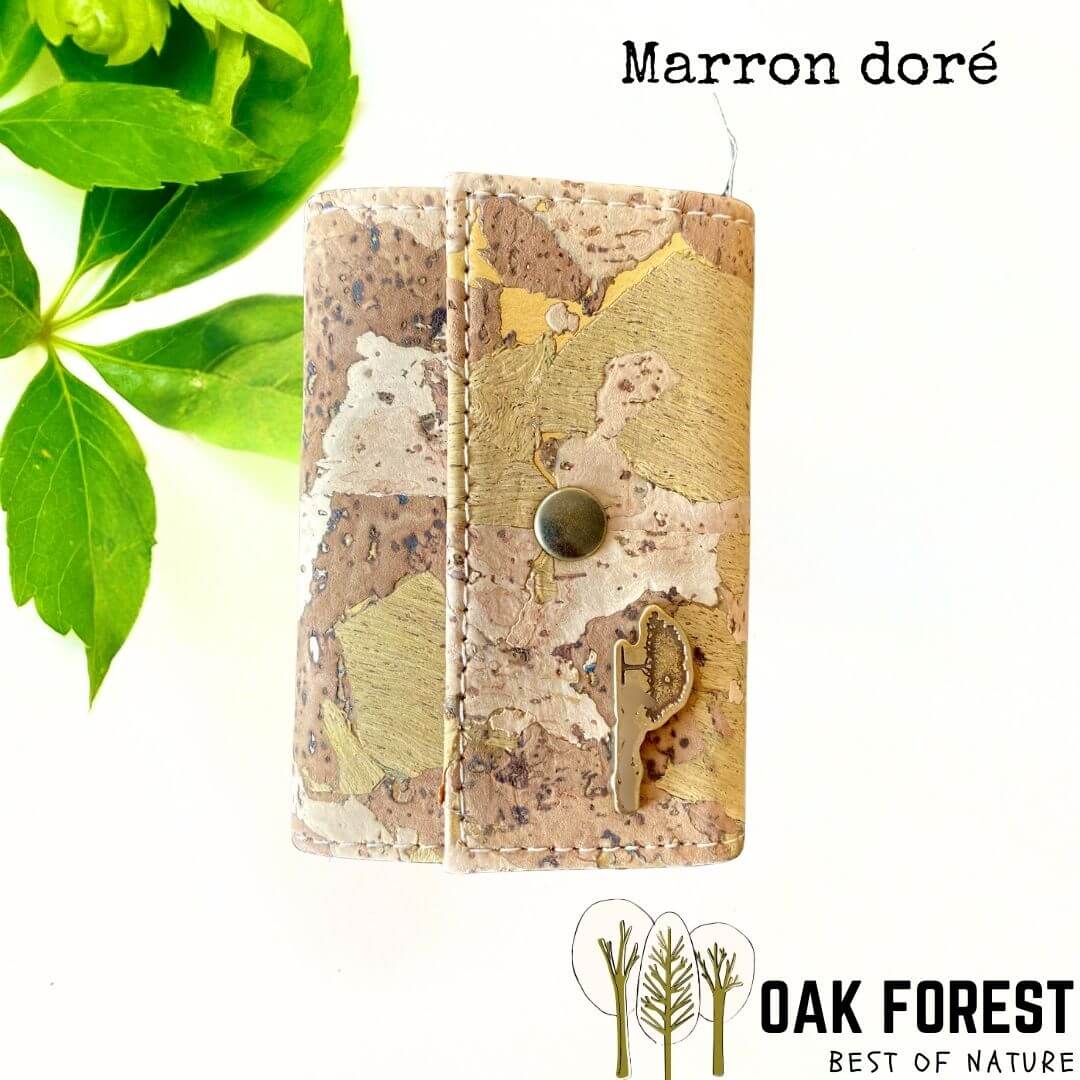 porte carte en liege - protege cartes en liege vegan - pochette pour cartes de crédit - pochette vegan en liege - range carte pour homme - portefeuille homme mini - protection cartes contre vol - RFID cartes