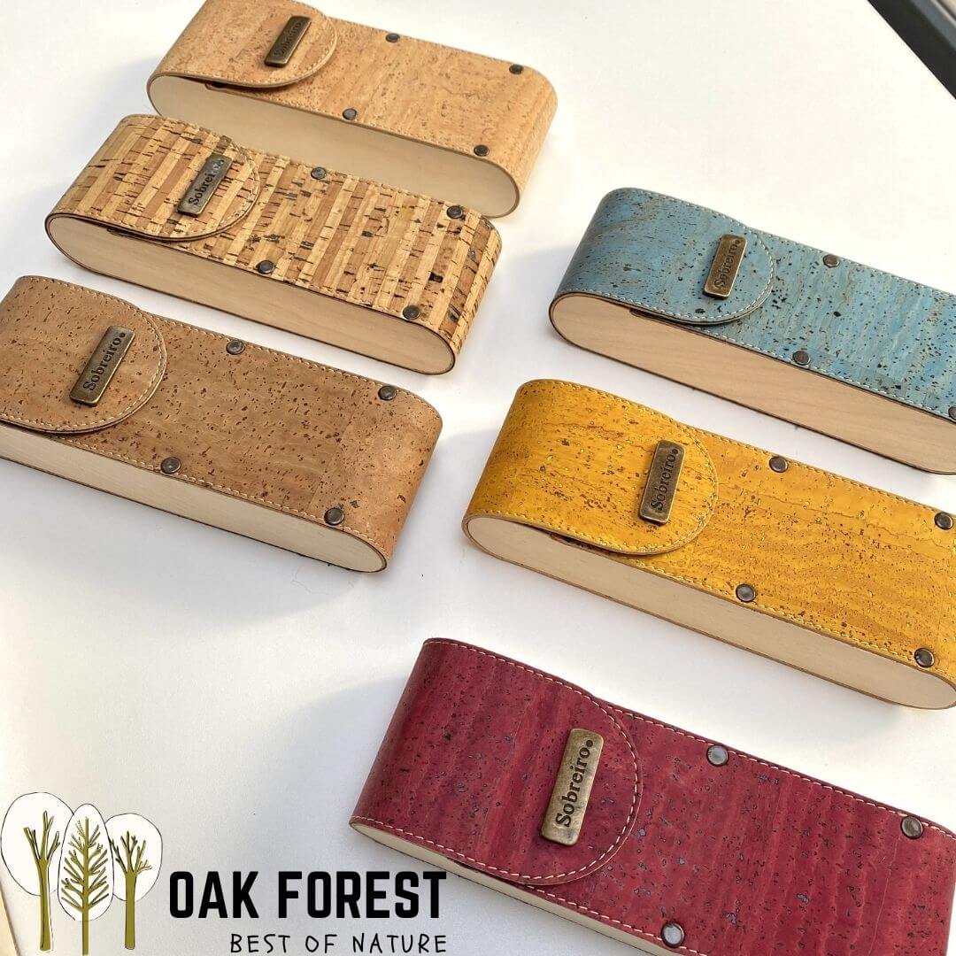 étui lunettes liège bois naturel rigide vegan divers coloris