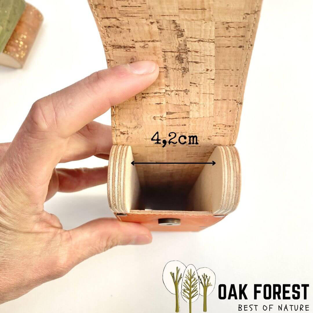 intérieur étui lunettes bois liège dimensions