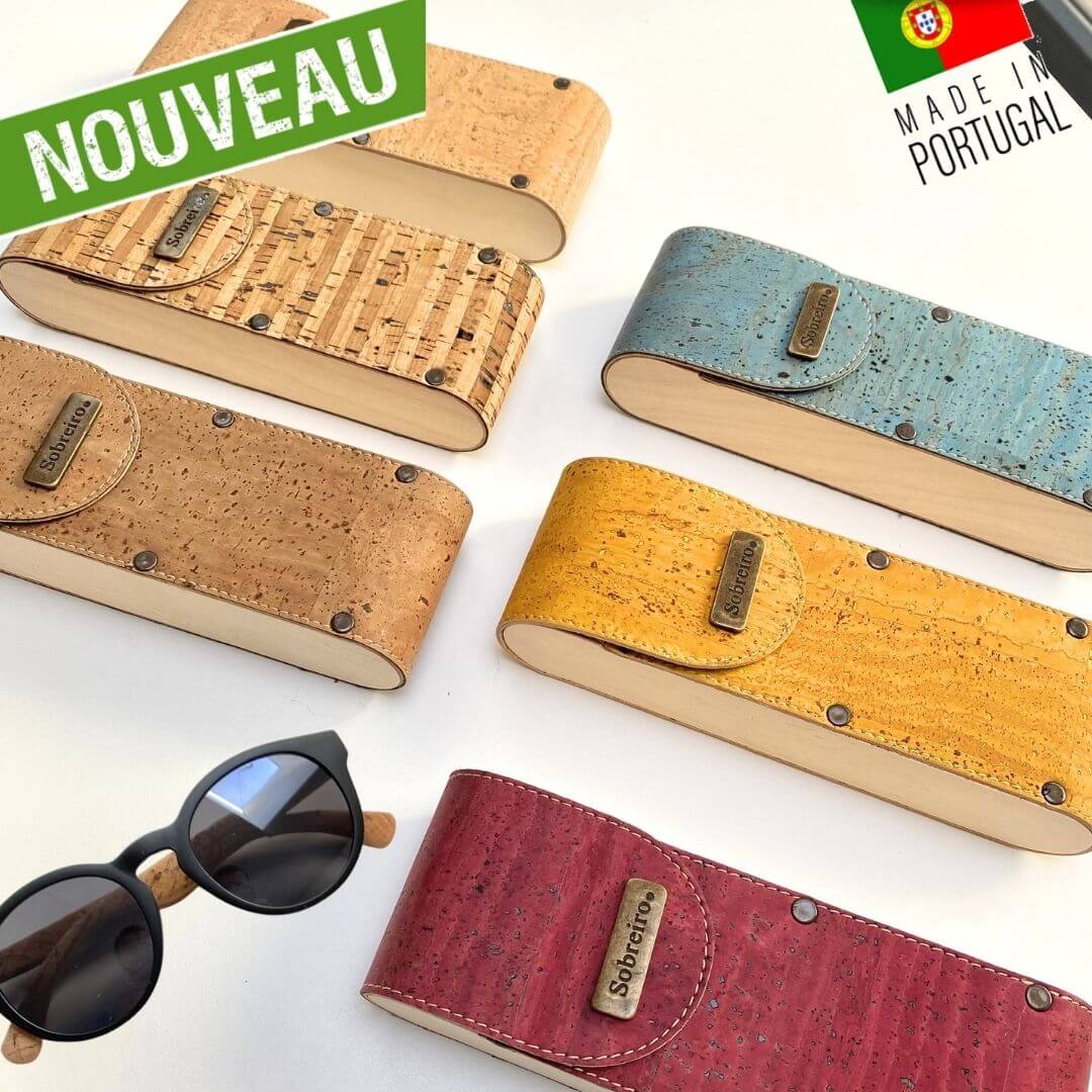 étui lunettes liège bois naturel rigide vegan