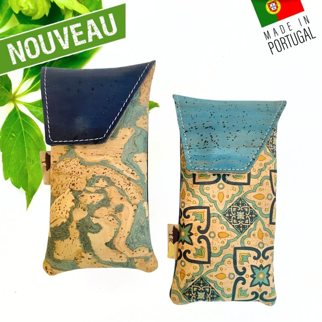 Étui à lunettes souple en liège "Tejo" – 2 coloris