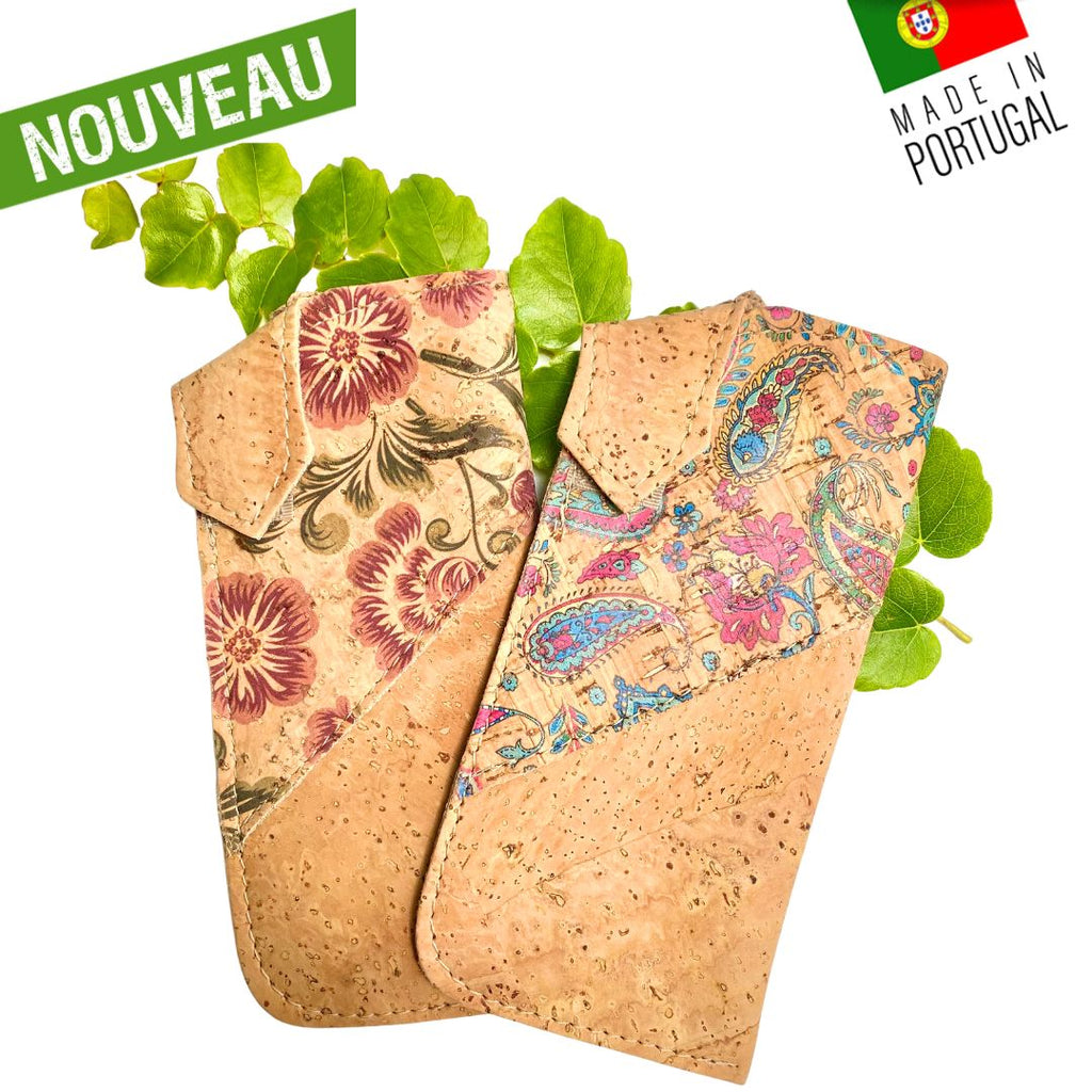 Etui lunettes souple en li ge artisanal