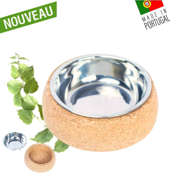 Gamelle pour chien - Gamelle pour chat - Gamelle double pour chien - Gamelle double acier inoxydable - Gamelle pour animaux de compagnie - Gamelle chien vegan