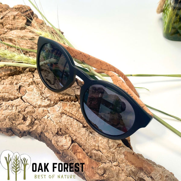 Etui à lunettes en liège artisanal Moucheté – Oak Forest