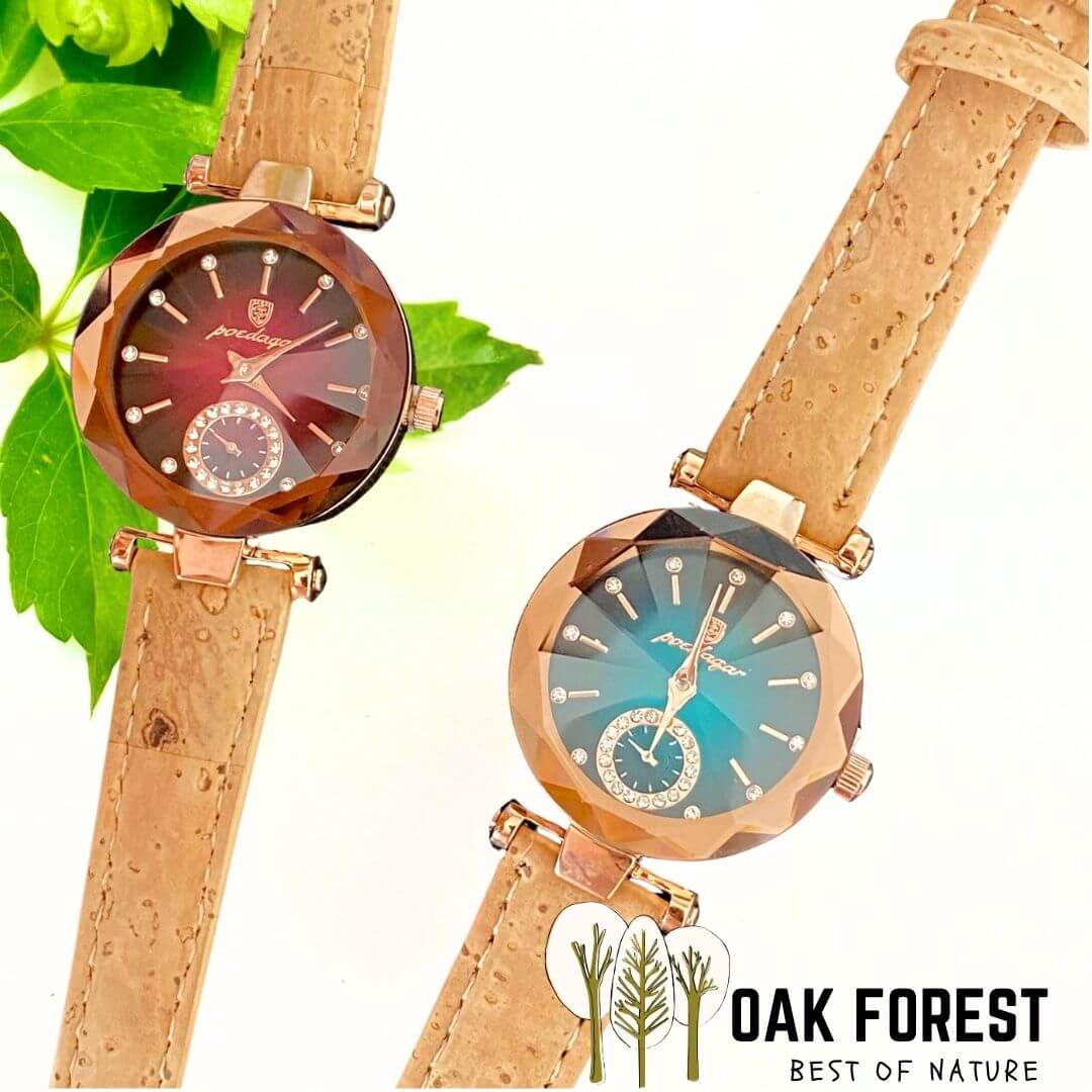 montre vegan en liege - montre liege portugal - montre cuir végétal - montre mixte - montre femme - montre homme - montre naturel pas cher - montre femme vegan en liege rose - montre blanche - montre japon - montre femme flower - montre hippie vegan