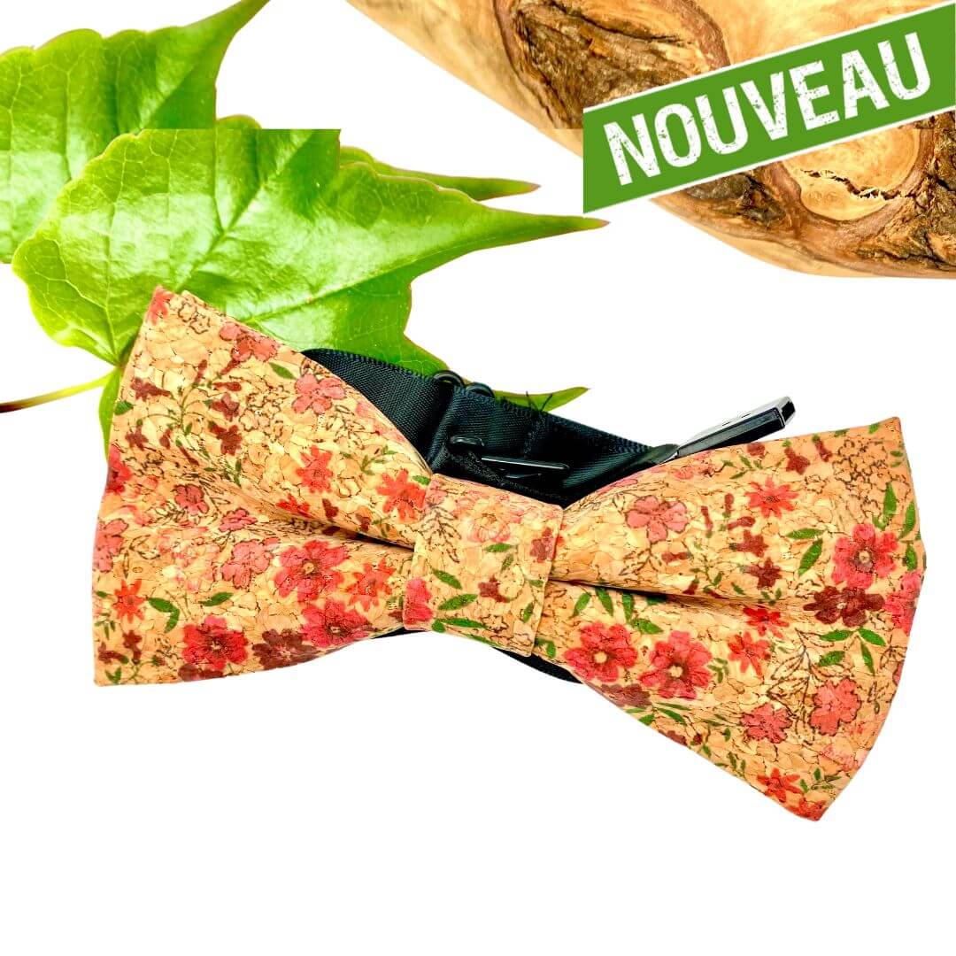 noeud papillon liège naturel - noeud papillon homme vegan - noeud papillon cuir de liège - noeud papillon liege portugal - noeud papillon made in france - noeud papillon homme bohème - mariage bohème - noeud papillon homme rouge