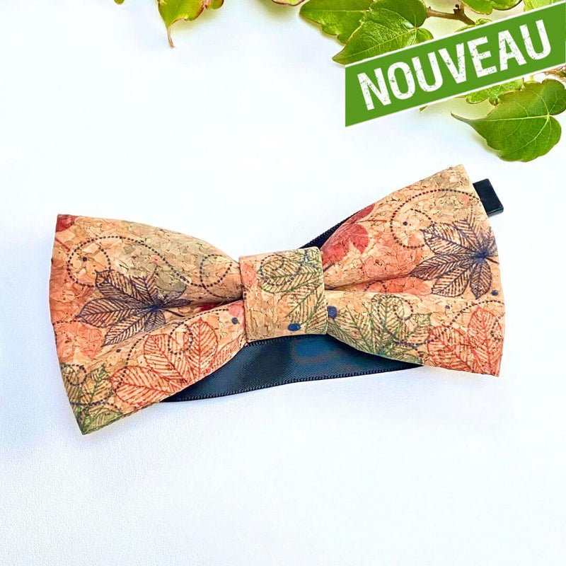 noeud papillon homme liege lotus - noeud papillon champêtre - noeud papillon vegan homme - noeud papillon naturel made in France - mariage vegan - mariage champêtre - mariage bohème - accessoire tenue mariage homme