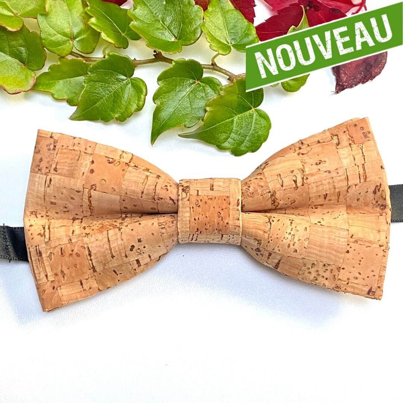 noeud papillon homme liege lotus - noeud papillon champêtre - noeud papillon vegan homme - noeud papillon naturel made in France - mariage vegan - mariage champêtre - mariage bohème - accessoire tenue mariage homme