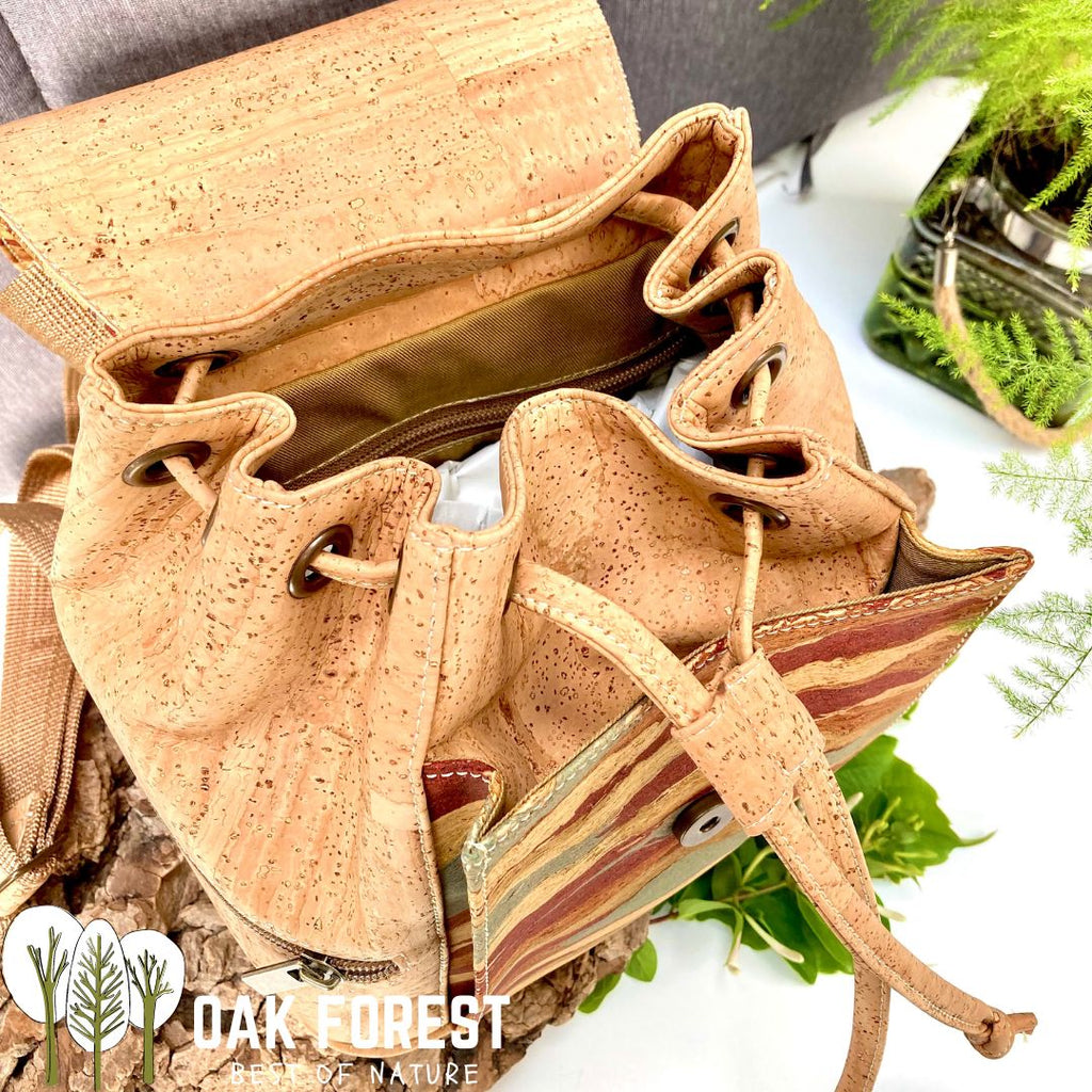 Cork backpack purse sale