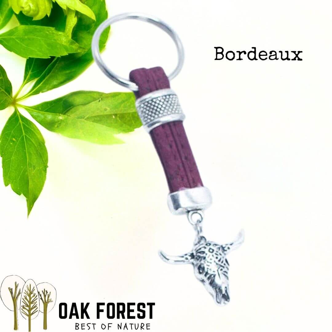 porte clé buffle vegan - porte clé racine arbre - porte clé naturel en liege - porte clé portugal - idée cadeau pas cher - cadeau symbolique - porte clé anti stress - porte clés en liege - porte clé cuir végétal - idée cadeau maman - fête des mères