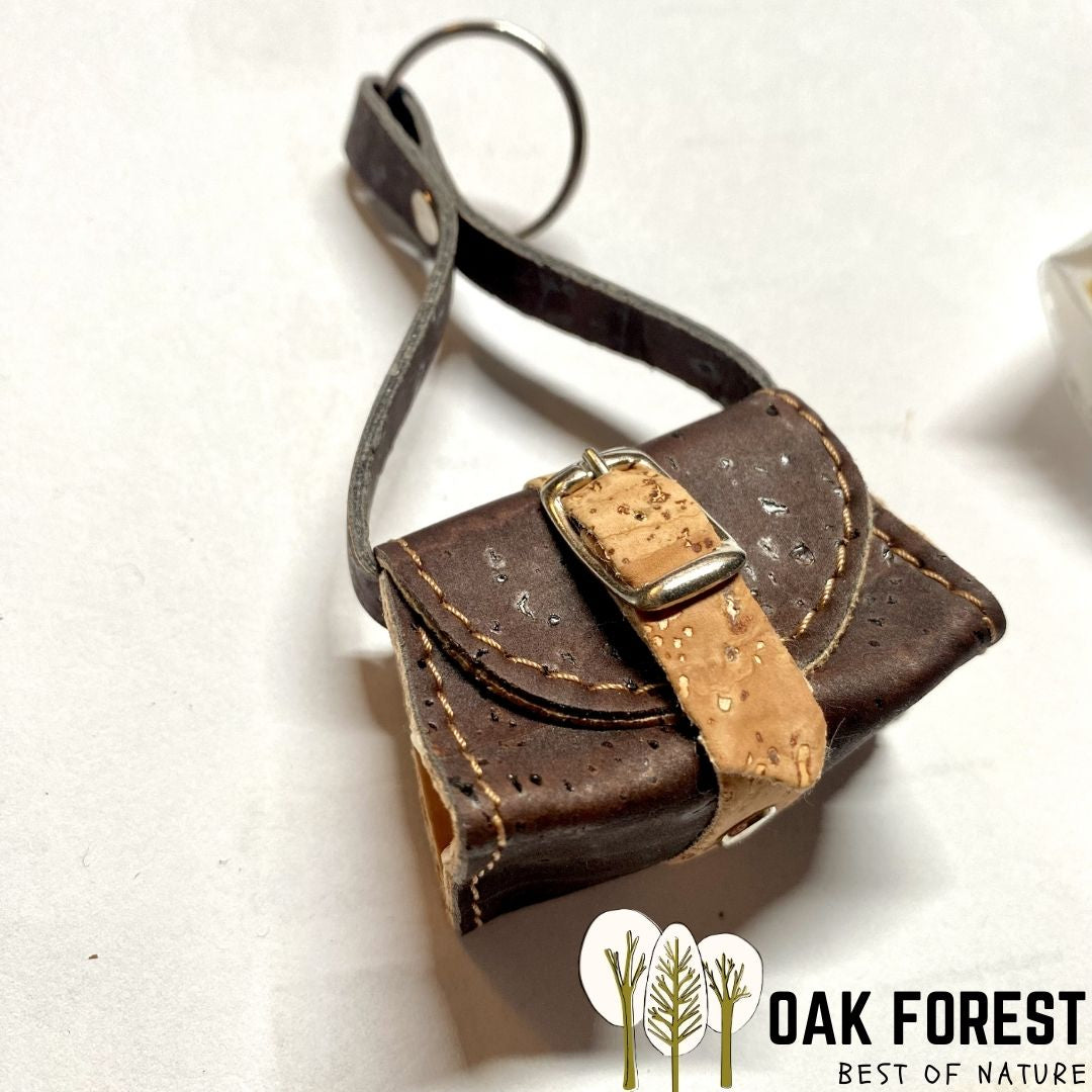 Porte clé en liege vegan "Mini Sac à main"