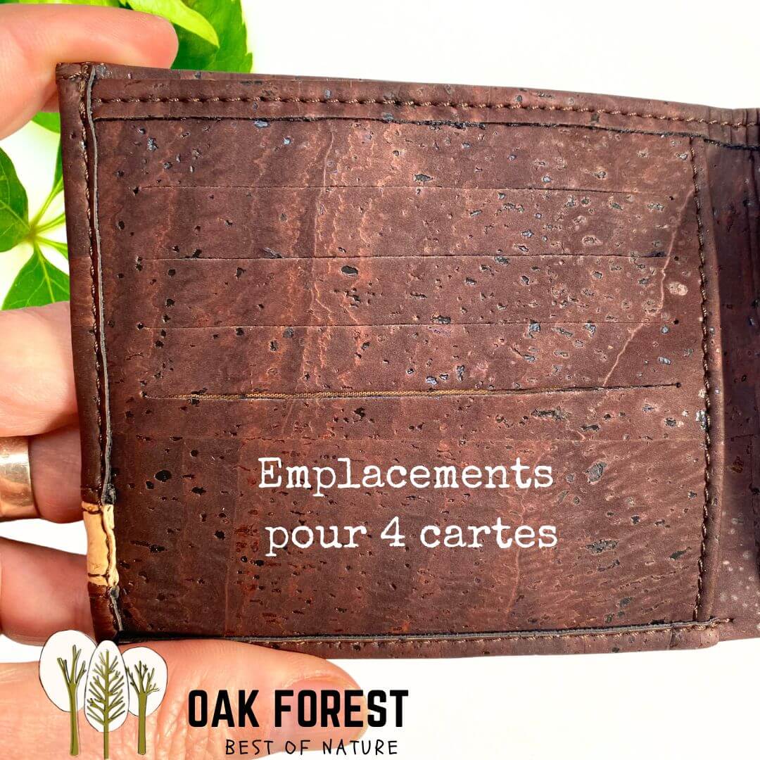 portefeuille vegan homme liège -  portefeuille compacte homme naturel - portefeuille cuir vegetal - portefeuille végétalien - portefeuille homme portugal - portefeuille fete des pères - portefeuille beige en bois -  portefeuille idée cadeaux