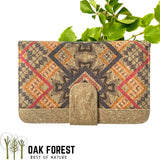 Natural cork wallet "Aztek" - Vegan cork wallet