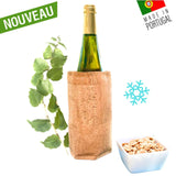 refroidisseur de bouteille liege - refroidisseur à vin liege - seau à vin - seau à glaçon - seau à glacon - liège naturel - vaisselle écologique - vaisselle recyclable - vaisselle eco-responsable - barbecue été - poche à vin pic-nic - poche pour bouteille de vin