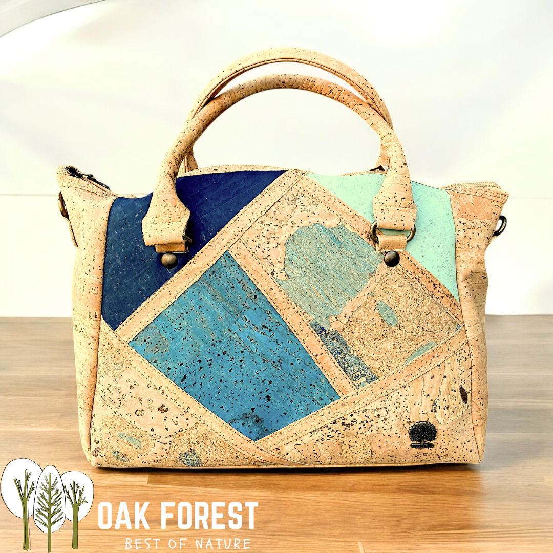 sac en liege vegan - sac liege portugal - sac liege France - sac liège portugais - sac en liège vegan - sac motif Picasso - sac cuir vegan - sac cuir végétal - sac a main liege - sac femme naturel - sac femme vegan - cruelty free