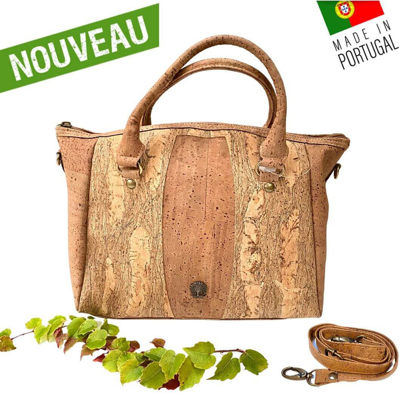 sac en liege vegan - sac liege portugal - sac liege France - sac liège portugais - sac en liège vegan - sac motif Picasso - sac cuir vegan - sac cuir végétal - sac a main liege - sac femme naturel - sac femme vegan - cruelty free