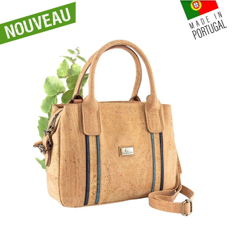 sac liege portugal - sac à main femme vegan - sac liège vegan made in france - sac made in France - sac artisanal haut de gamme - joli sac liège femme - idée cadeaux femme - sac en liege végétal - sac cuir végétal - sac liege portugal - sac femme vegan léger - sac léger femme - sac chic en liège - sac habillé en liège - sac liege original