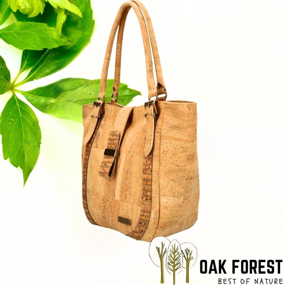 Handmade cork handbag “Playa”