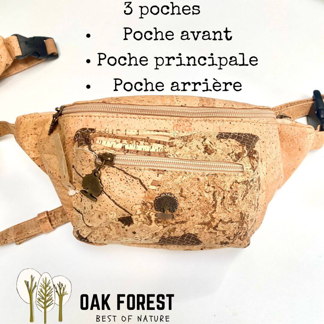 sac banane en liege - sac banane en liège - sac banane homme vegan liege - sac banane femme vegan liège portugal - sac banane vegan - sac banane cuir végétal - sac banane artisanale made in france - sac banane made in Portugal - sac banane cuir de liège